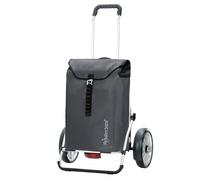 Andersen Shopper Royal Plus Aluminium Pliable avec Roue à roulement à Billes Ø 25 cm et 49 Litre Sacoche Ortlieb Anthracite