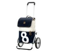 Andersen Shopper Royal Shopper 360° Mole 8 Chariot à provisions 57 cm bleu
