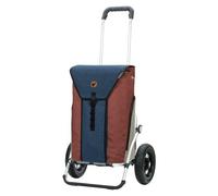 Andersen Royal Shopper Oli.P 2.0 Chariot de courses 50 l Bleu Chariot de courses thermique en aluminium pliable Roue à billes pneumatique, 162-211-90