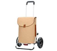 Andersen Shopper Royal Shopper Plus Saira Chariot à provisions 60 cm avec roues gonflables beige