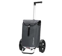Andersen Shopper Tura Aluminium Pliable avec Roue pneumatique Ø 29 cm et 49 Litre Sacoche Ortlieb Anthracite