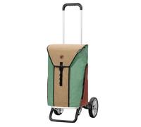 Andersen Shopper Valisette 'Alu Star' beige / vert / rouge, Taille One Size