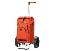 ANDERSEN Tura Shopper Hydro 3.0 Chariot de courses Orange 62 l Vélo Chariot de courses Sac à dos thermique en aluminium Poignée ergonomique pliable Roue à roulement à billes