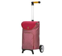 ANDERSEN Unus Shopper Fun Famke Chariot de courses thermique en aluminium avec poignée ergonomique et léger Rouge 47 l