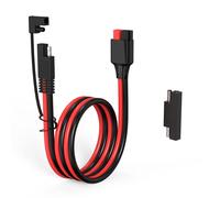Anderson 10AWG to SAE Extension Cable with SAE Reverse Polarity Adapter for Solar Panel Portable Power Station (2ft)