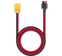 Anderson Adapter Cable to XT90 Solar Cable 4mm² 12AWG XT90 to Anderson 45A Cable 1m Camping Accessory for Power Bank RC,RV