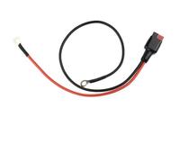 Anderson Connector Câble de batterie de golf Rouge/noir | Câble classe 3 12 AWG, bornes à anneau de 6 mm, couvercles à code couleur, pour chariots Caddimatic Billy Fraser