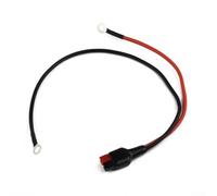 Anderson Connector Câble de batterie de golf Rouge/noir | Câble classe 3 12 AWG, bornes à anneau de 6 mm, couvercles à code couleur, pour chariots Caddimatic Billy Fraser