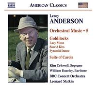 Anderson – Musique orchestrale Vol. 5 – CD