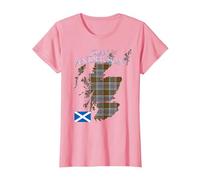 Anderson Scottish Clan Tartan Scotland T-Shirt, Femme, Rose, M