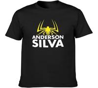Anderson Silva Spider Killer Bee Men's T Shirt Unisex Cotton Print Teess Men's Unisex Tee Black XXL