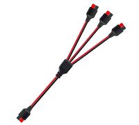Anderson Solar Cable 1 to 3 Extension Cable Compatible with Anderson to Anderson Power Station Extension Cable 60cm