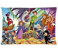 andersonfgytyh Accurate Store American animated fantasy-adventure film Peter Pan Zippered Pillow case Covers Standard Size 20"x30" (one side)