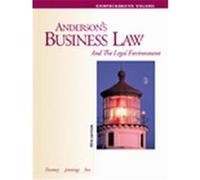 Anderson's Business Law and the Legal Environment David P. Twomey, Ivan Fox, Marianne Jennings, Ronald Aberdeen Anderson (Auteur)