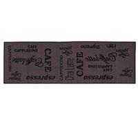 andiamo 282475 Tapis de Cuisine Lavable kaffel Chemin Chemin de Tapis Cuisine Espresso, Polyamide, Marron, 57 x 120 x 0,5 cm