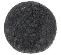 andiamo Alpa Tapis en Fourrure synthétique Confortable à Haut Sol 35 mm Hauteur des Poils Doux et Moelleux Anthracite 80 cm Rond