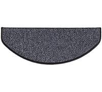 andiamo Bob, Lot de 2 Tapis d'escalier Effet mélangé, tufté Anthracite très résistant, Lot de 2 Tapis