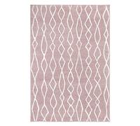 andiamo Bolonia Tapis Moderne en polypropylène certifié Öko-Tex 100 Motif Ornement Rose 120 x 170 cm