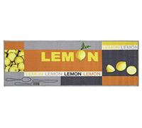 Andiamo Chemin de table à poils courts Lemon en 100% polyamide Chemin de cuisine motif citron, jaune, 50 x 150 cm