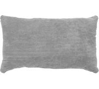 andiamo Coussin Emy en Velours côtelé - Coussin de canapé avec Rembourrage - Coussin décoratif - 30 x 50 cm - Gris