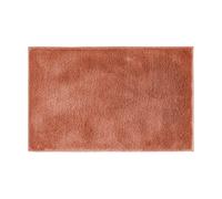 andiamo Florida - Tapis de Bain antidérapant - Doux et Moelleux - Antidérapant - Lavable - 40 x 60 cm - Rouge Rouille