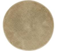 andiamo Florida - Tapis de Bain antidérapant - Doux et Moelleux - Antidérapant - Lavable - 60 cm - Rond - Taupe