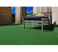 andiamo Gazon Artificiel d'extérieur perméable à l'eau, résistant aux intempéries, à Picots de Drainage, résistant aux UV, pour Balcon et Jardin, Vert 400 x 600 cm