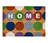 andiamo Paillasson Coco Home - pour l'intérieur et l'extérieur - Paillasson en Coco - avec revêtement antidérapant - 40 x 60 cm - Bulles