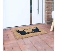 andiamo Paillasson en Coco avec Motif en 5 Designs différents, Couleur : Chat, Dimensions : 40 x 60 cm
