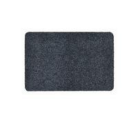 andiamo Paillasson Samson - Tapis d’entrée Lavable pour intérieur - antidérapant et Absorbant en Coton - Tapis de Porte Facile à Entretenir 60 x 40 cm Anthracite