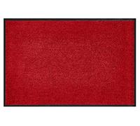 andiamo Paillasson Wash & Clean, comme à l'intérieur ou comme paillasson à l'extérieur sous abri - paillasson très Absorbant 60 x 90 cm Rouge
