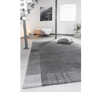 andiamo Sant Jordi Tapis tissé Moderne à Poils Courts en polypropylène Gris 120 x 170 cm