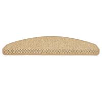 andiamo Skagen Lot de 15 Tapis d'escalier, Tapis d'escalier, Tapis d'escalier, Tapis d'escalier, Tapis d'escalier, Tapis d'escalier intérieur, 28 x 65 cm en sisal