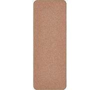 andiamo Tapis Grotone - Tapis de Salon Couleur Unie Tapis Chambre Facile d'entretien avec Dos Antidérapant Tapis Cuisine 67x140cm Cognac