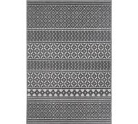 andiamo Tapis Layton pour Salon, Salle à Manger, Chambre à Coucher, Facile d'entretien, résistant, Design Classique, 120 x 170 cm, Gris
