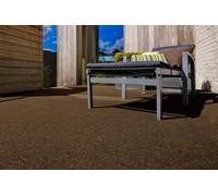 andiamo Tappeto in erba artificiale con borchie - da utilizzare come rivestimento per balconi o tappeto per esterni 200 x 100 cm Marrone