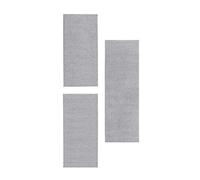 andiamo Tour de lit en polypropylène Gris Clair 2 x 67 x 140 cm et 1 x 67 x 200 cm