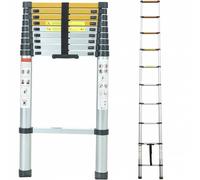 ANDIARBEIT® "Höhenangst" échelle télescopique extensible 3,8 m Taille:taille unique