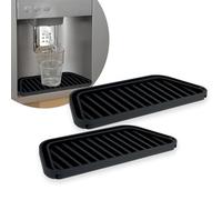 Andibro Lot de 2 Bacs D'égouttement en Silicone, Bac D'Égouttage Pour Réfrigérateur Réutilisable Anti-Dérapant Attrape-Gouttes pour Distributeur d'eau