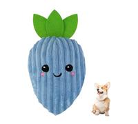 Andiker Jouet couineur en forme de carotte pour chien de 24 cm à l'intérieur avec un couineur en coton doux pour grincer les dents et tuer le temps pour chiens et chiots de petite et moyenne taille