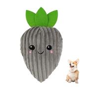 Andiker Jouet couineur en forme de carotte pour chien de 24 cm à l'intérieur avec un couineur en coton doux pour grincer les dents et tuer le temps pour chiens et chiots de petite et moyenne taille