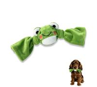 Andiker Jouet couineur pour chien, jouet à mâcher pour chien mignon avec corde en peluche nouée et balle élastique en TPR qui couine, jouets interactifs doux pour chiens de petite taille pour soulager