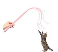 Andiker Jouet en forme de queue de souris pour chat, 76,2 cm de long avec queue de rat innovante en silicone, facile à installer et à nettoyer, doux, facile à balancer, queue bionique, jouets