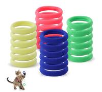 Andiker Lot de 24 jouets à mâcher doux pour chat avec une bonne élasticité - Jouets interactifs pour chats d'intérieur pour tuer le temps et garder la forme