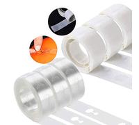 Andiker - Lot de 6 rouleaux de ruban adhésif pour arche de ballons, ruban adhésif double trou pour fête d'anniversaire, mariage, Noël