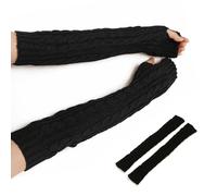 Andiker Women's arm warmer 20.07 "Winter warm Knit Long Sleeve Fingerless gloves with thumbhole Soft gloves protecteurs de poignet pour femmes et hommes