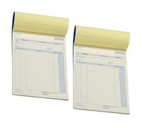ANDINUS Lot de 2 carnets autocopiants | 50 feuilles en double | A4 (21 x 28,5 cm) | Copie sans charbon | Format professionnel (80072-ALBARAN)