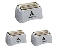 Andis 17285 Ensemble de feuille de titane et de lithium de remplacement pour le rasoir ProFoil, gris (Lot de 3)