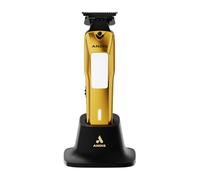 Andis 562119 Tondeuse à barbe et cheveux électrique Phenom Professional avec/sans fil, lithium-ion, avec support de charge, dorée