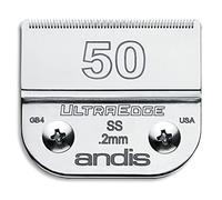 Andis 64185 Lame de Tondeuse pour Chien Ultraedge en Acier Infusé de Carbone, Taille 50Ss, Longueur de Coupe 1/125